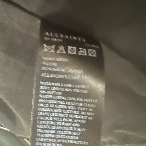 ALLSAINTS
Bales Leather Biker Jacket - Picture 5 of 11